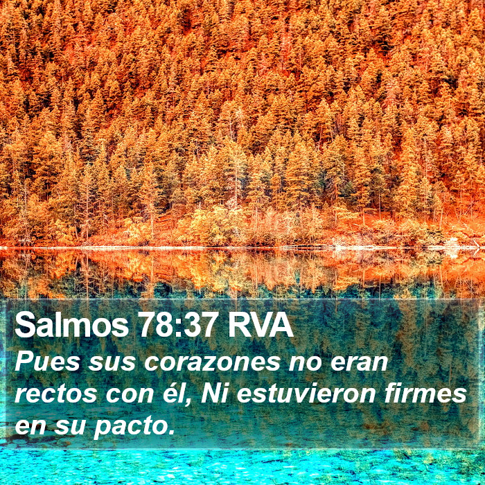 Salmos 78:37 RVA Bible Study