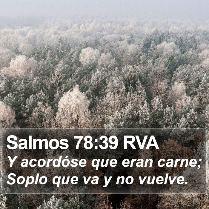 Salmos 78:39 RVA Bible Study