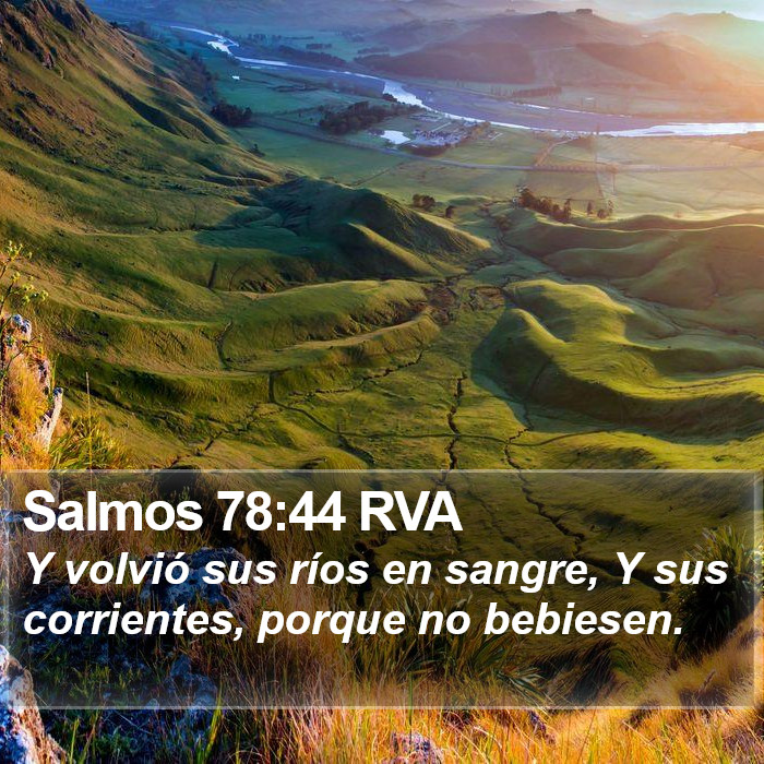 Salmos 78:44 RVA Bible Study