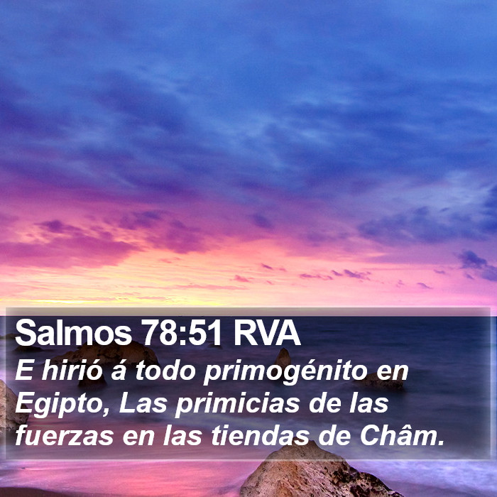 Salmos 78:51 RVA Bible Study