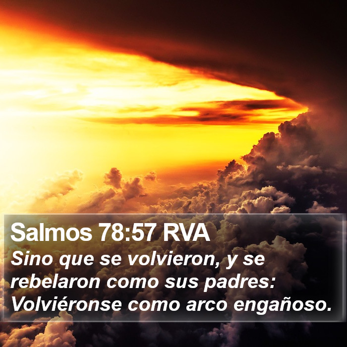 Salmos 78:57 RVA Bible Study