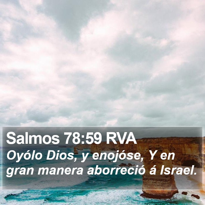 Salmos 78:59 RVA Bible Study