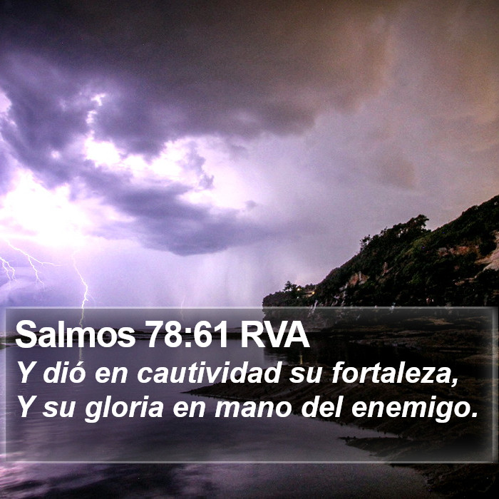 Salmos 78:61 RVA Bible Study