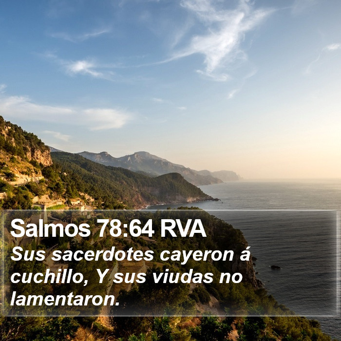 Salmos 78:64 RVA Bible Study