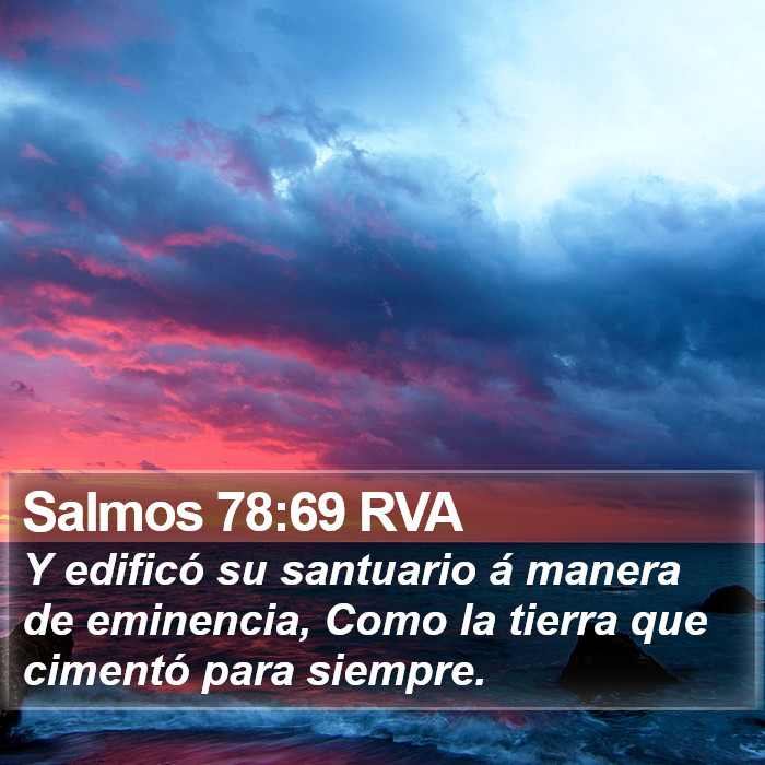 Salmos 78:69 RVA Bible Study