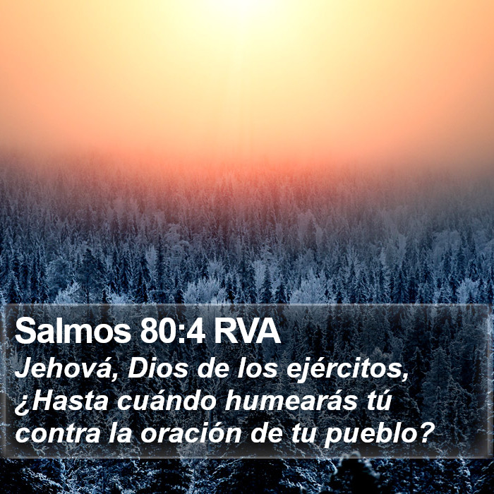 Salmos 80:4 RVA Bible Study