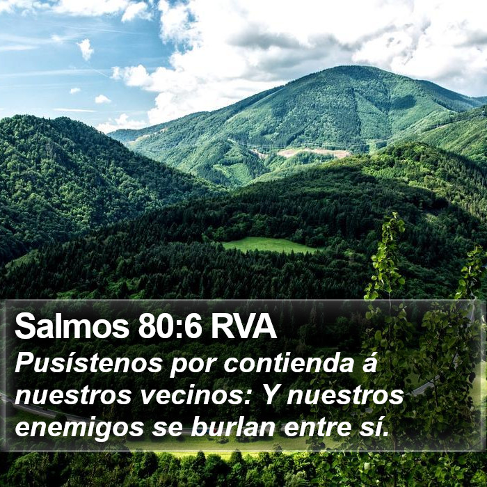 Salmos 80:6 RVA Bible Study