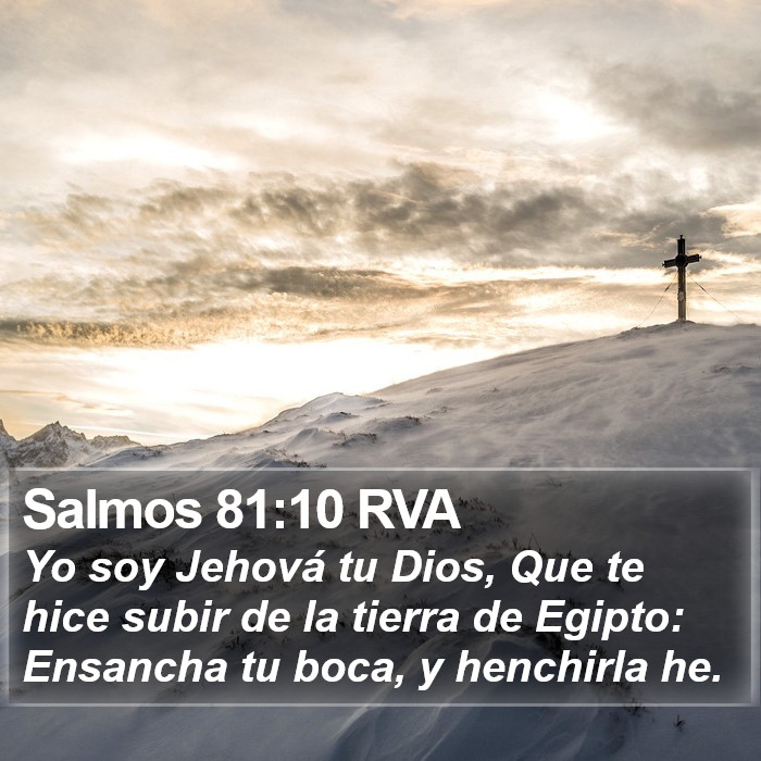 Salmos 81:10 RVA Bible Study