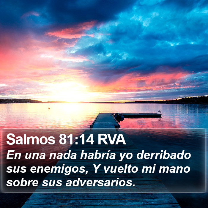 Salmos 81:14 RVA Bible Study