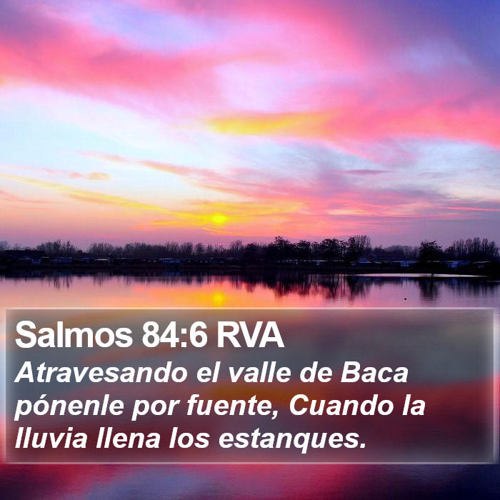 Salmos 84:6 RVA Bible Study