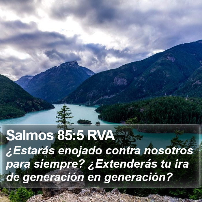 Salmos 85:5 RVA Bible Study