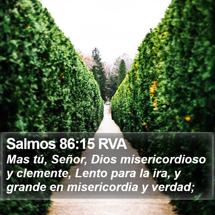 Salmos 86:15 RVA Bible Study