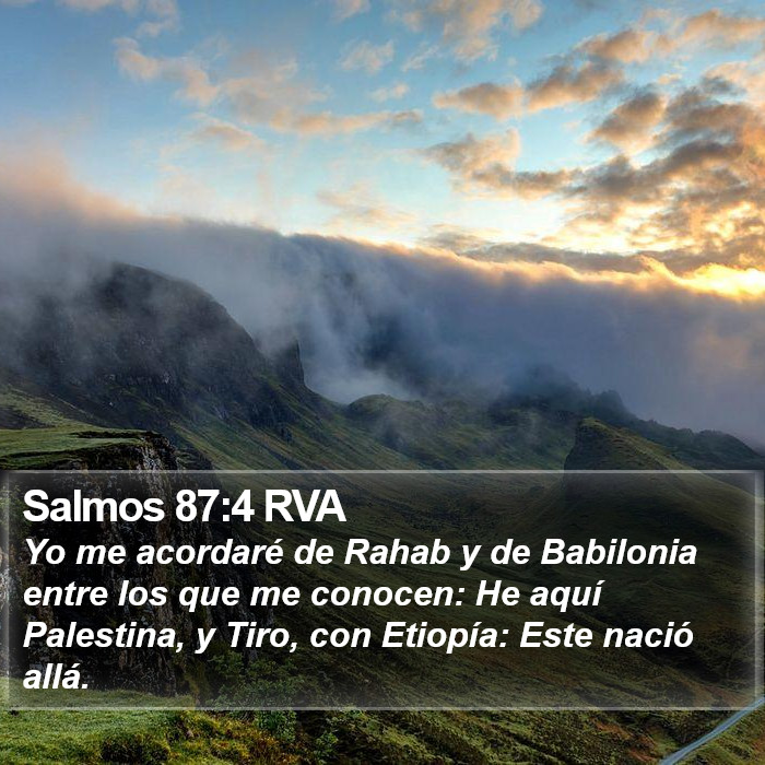 Salmos 87:4 RVA Bible Study