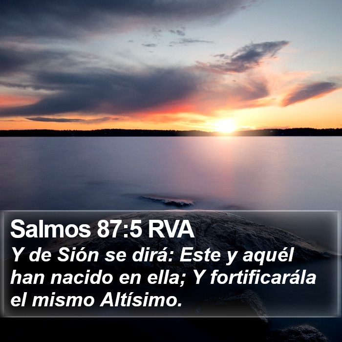 Salmos 87:5 RVA Bible Study