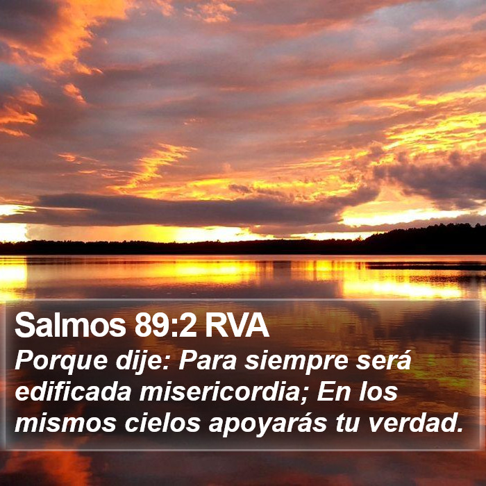 Salmos 89:2 RVA Bible Study