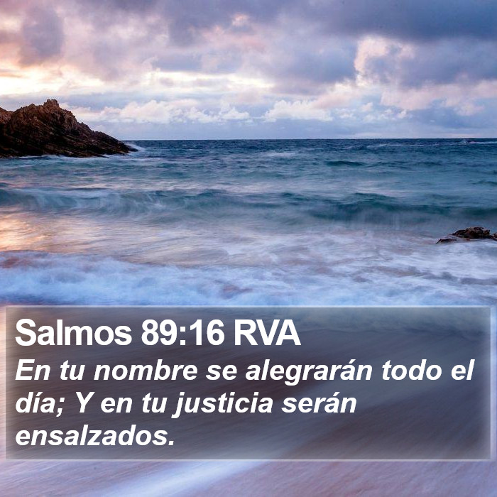 Salmos 89:16 RVA Bible Study