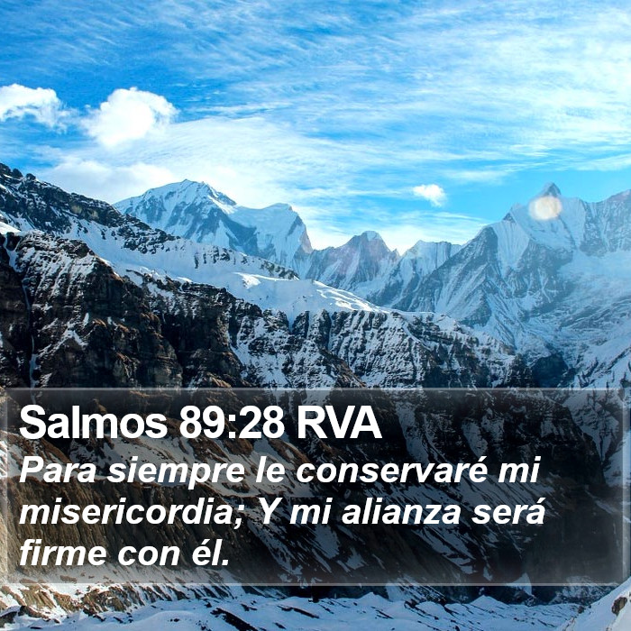 Salmos 89:28 RVA Bible Study