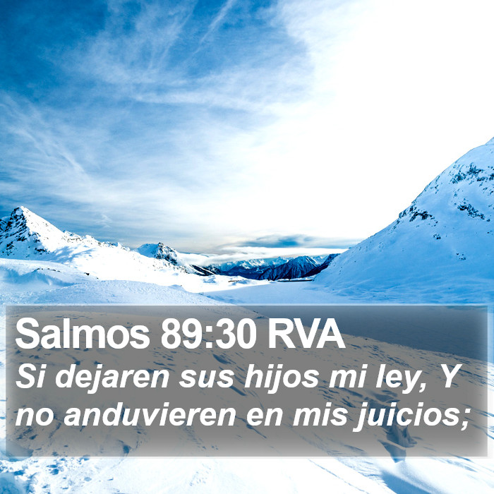 Salmos 89:30 RVA Bible Study