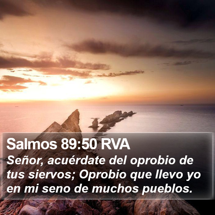 Salmos 89:50 RVA Bible Study