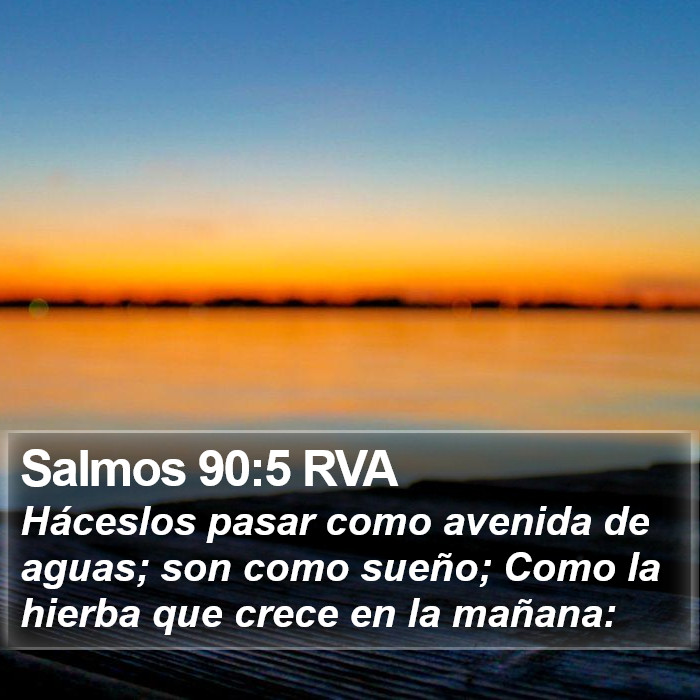 Salmos 90:5 RVA Bible Study