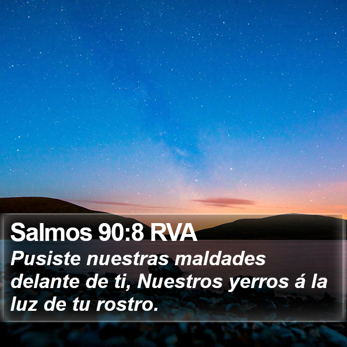 Salmos 90:8 RVA Bible Study