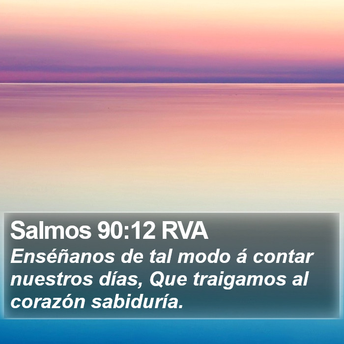 Salmos 90:12 RVA Bible Study