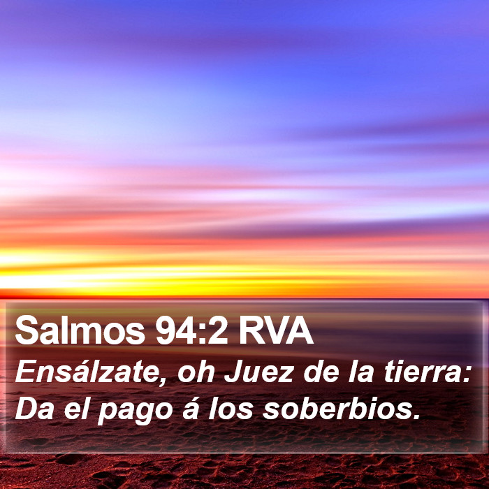 Salmos 94:2 RVA Bible Study