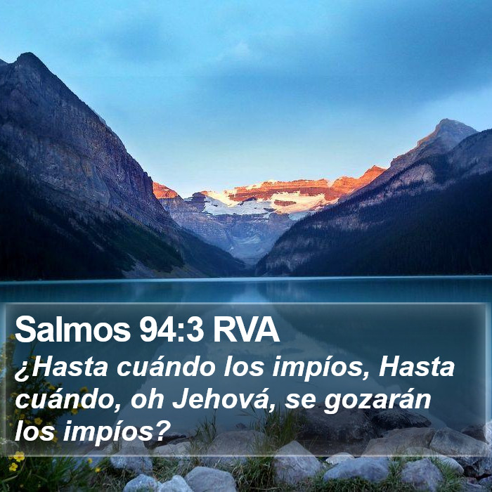 Salmos 94:3 RVA Bible Study