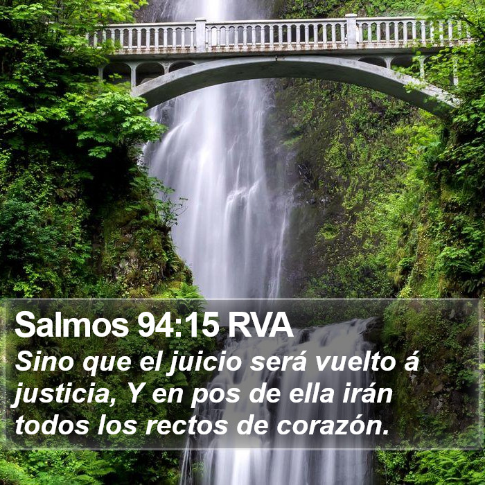 Salmos 94:15 RVA Bible Study