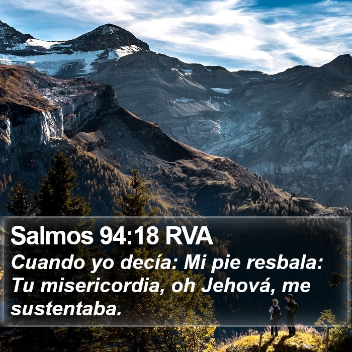 Salmos 94:18 RVA Bible Study