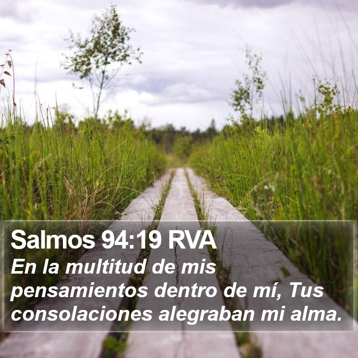 Salmos 94:19 RVA Bible Study