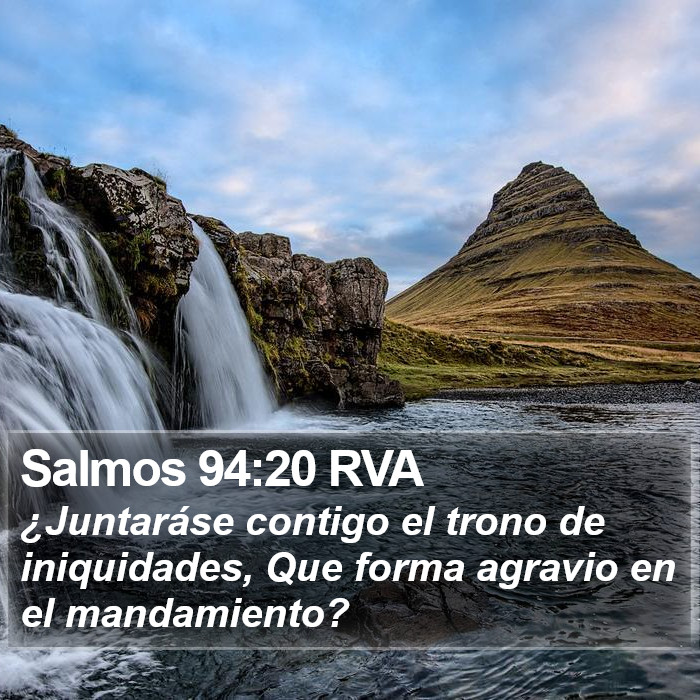 Salmos 94:20 RVA Bible Study