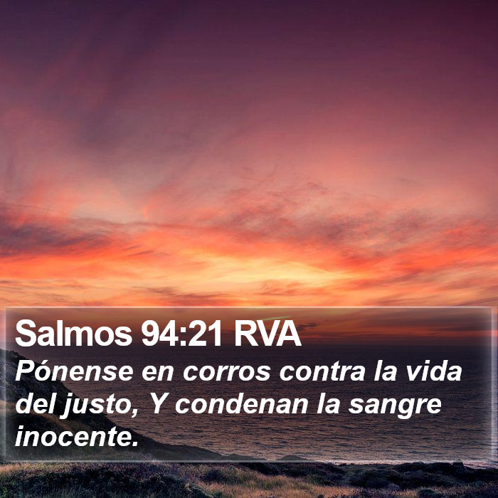 Salmos 94:21 RVA Bible Study