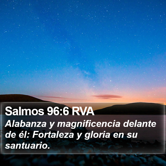 Salmos 96:6 RVA Bible Study