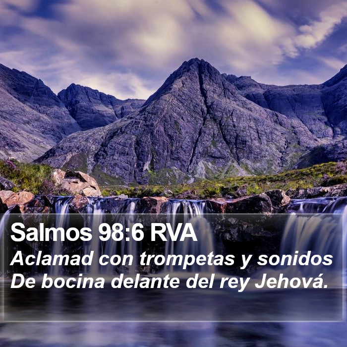 Salmos 98:6 RVA Bible Study