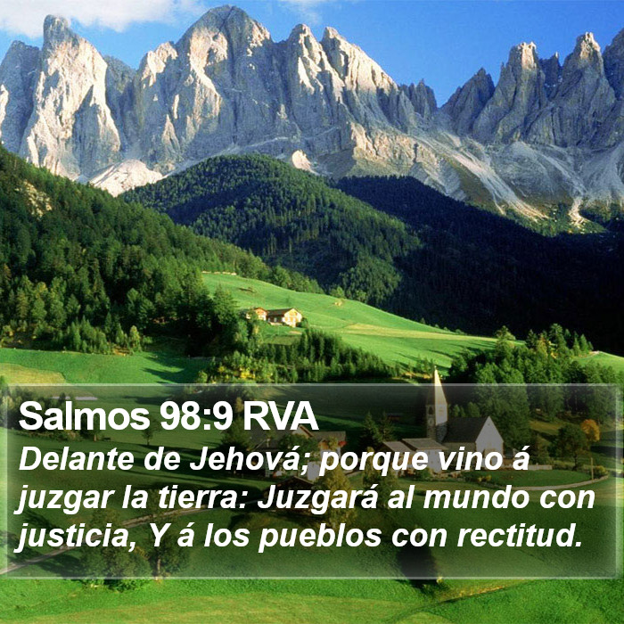 Salmos 98:9 RVA Bible Study