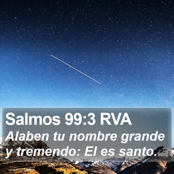 Salmos 99:3 RVA Bible Study