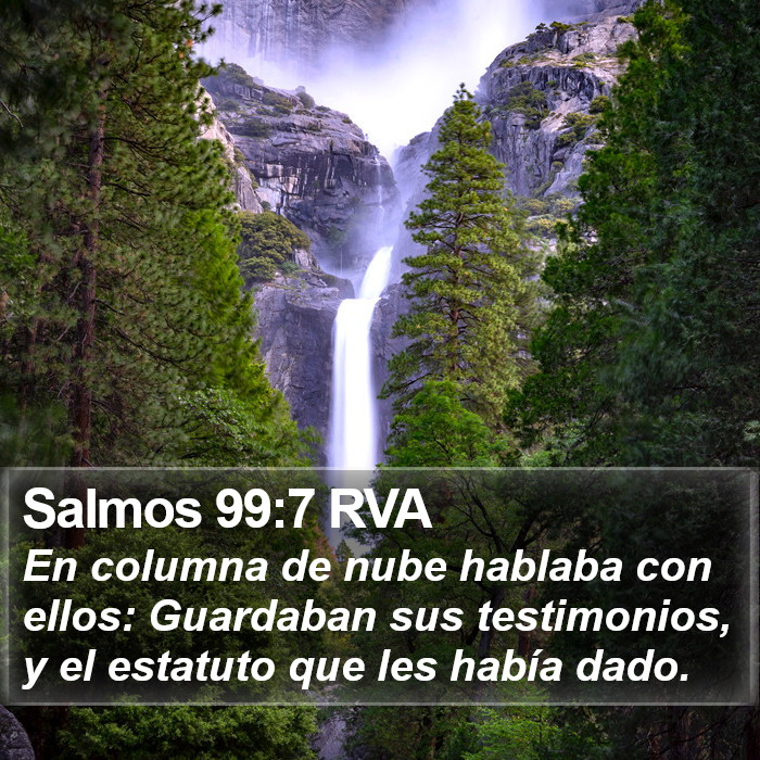 Salmos 99:7 RVA Bible Study