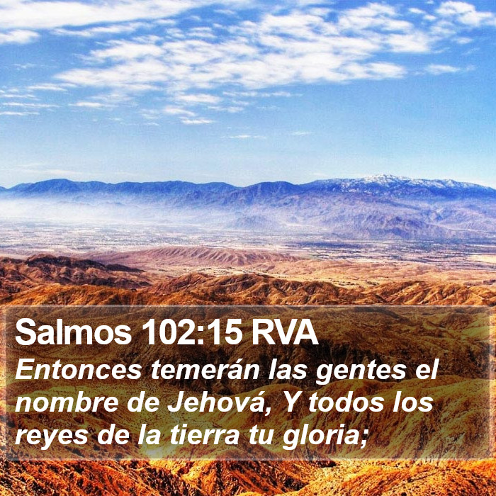 Salmos 102:15 RVA Bible Study