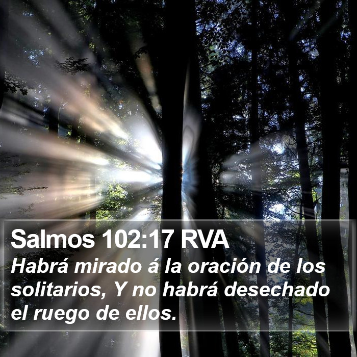 Salmos 102:17 RVA Bible Study