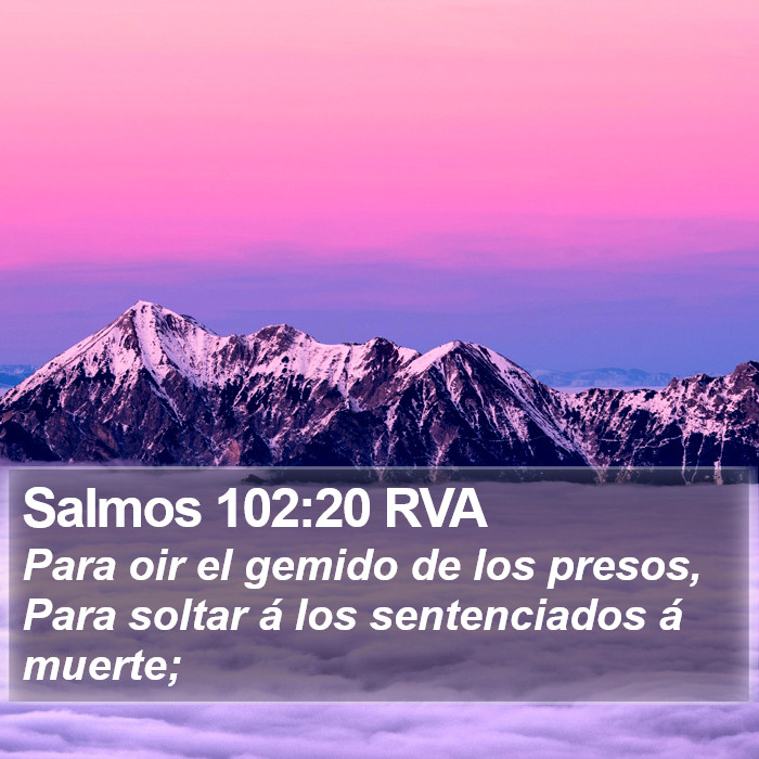 Salmos 102:20 RVA Bible Study