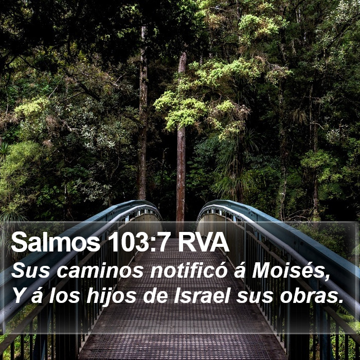 Salmos 103:7 RVA Bible Study