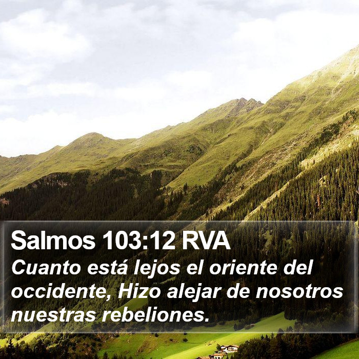 Salmos 103:12 RVA Bible Study