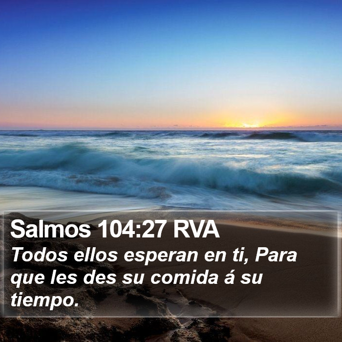 Salmos 104:27 RVA Bible Study