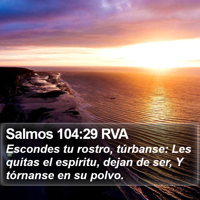 Salmos 104:29 RVA Bible Study