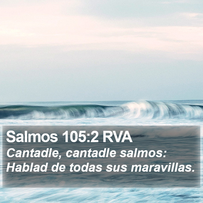 Salmos 105:2 RVA Bible Study