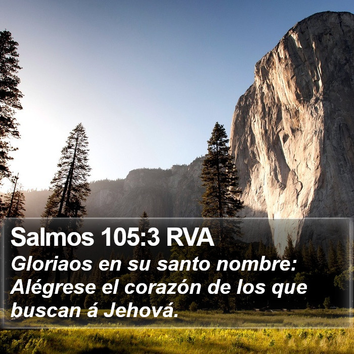 Salmos 105:3 RVA Bible Study