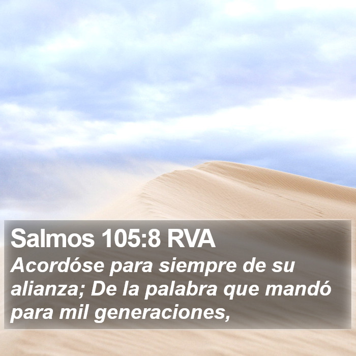 Salmos 105:8 RVA Bible Study