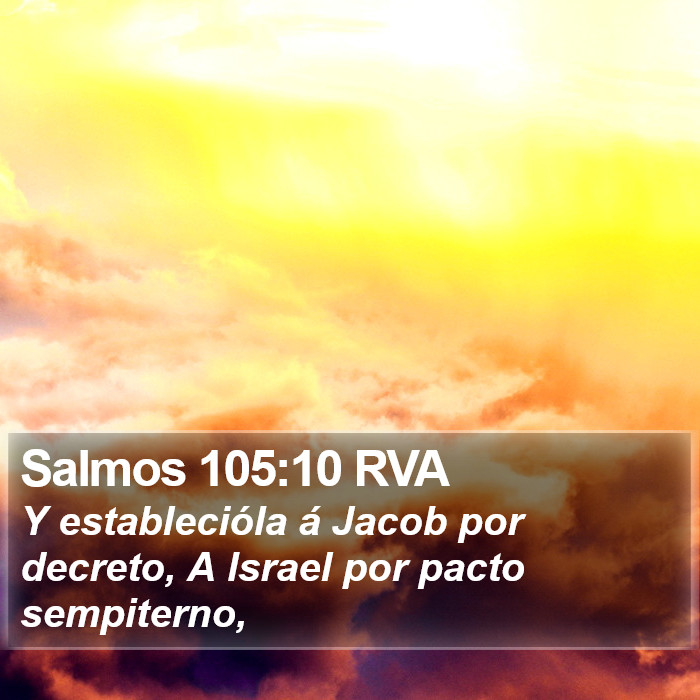 Salmos 105:10 RVA Bible Study