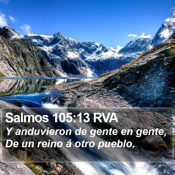 Salmos 105:13 RVA Bible Study